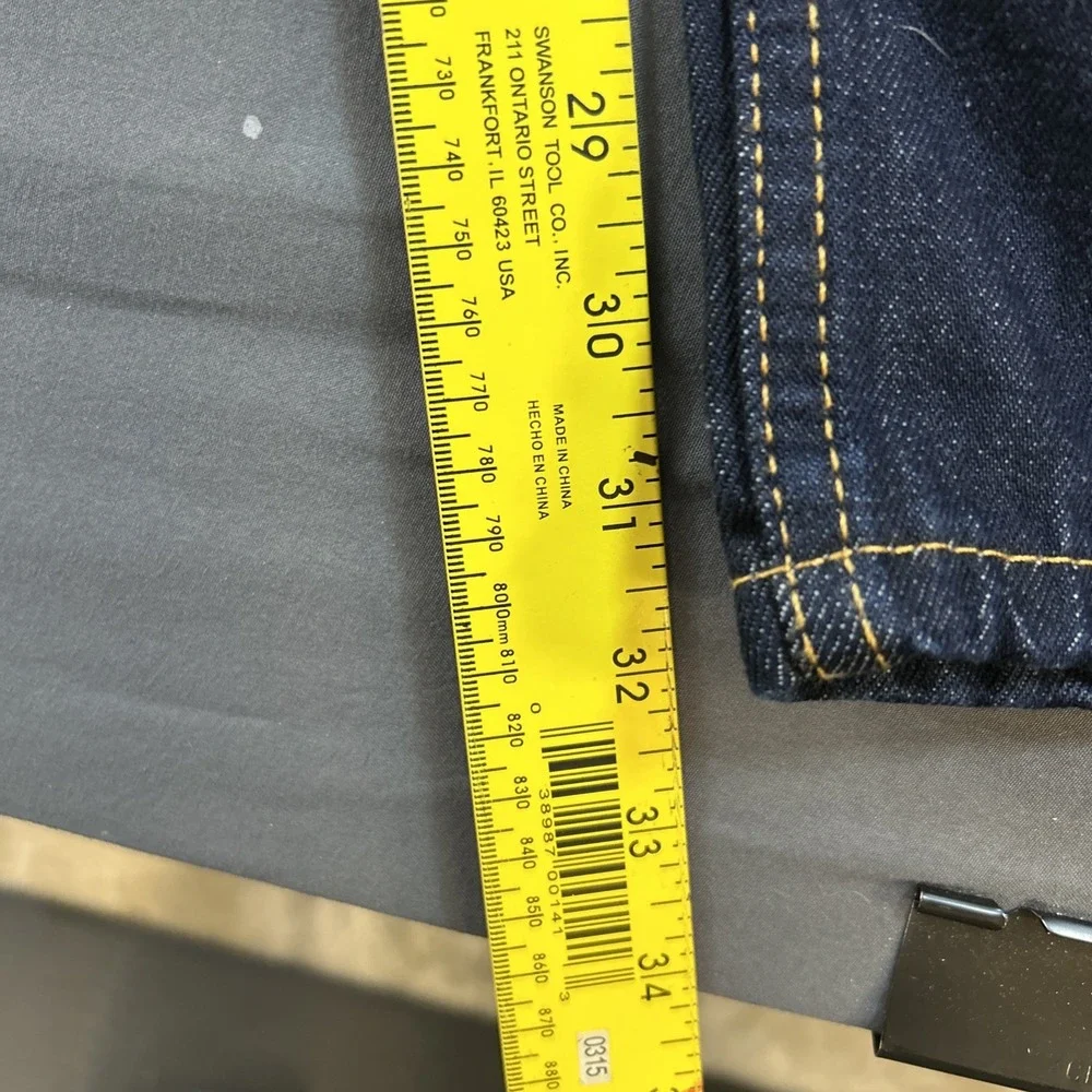 NWT - Levis Levi Strauss 505 Regular Dark Blue Denim Mens Jeans Sz 33 X 34
